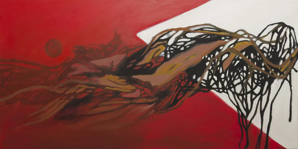 Painting - Contraction
