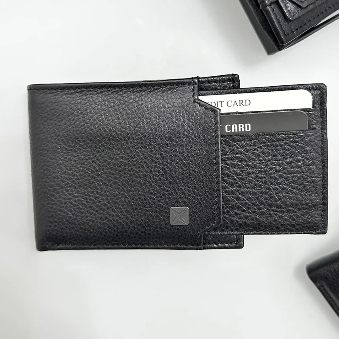 OnlyOneWay to Exit Leather Wallet - black