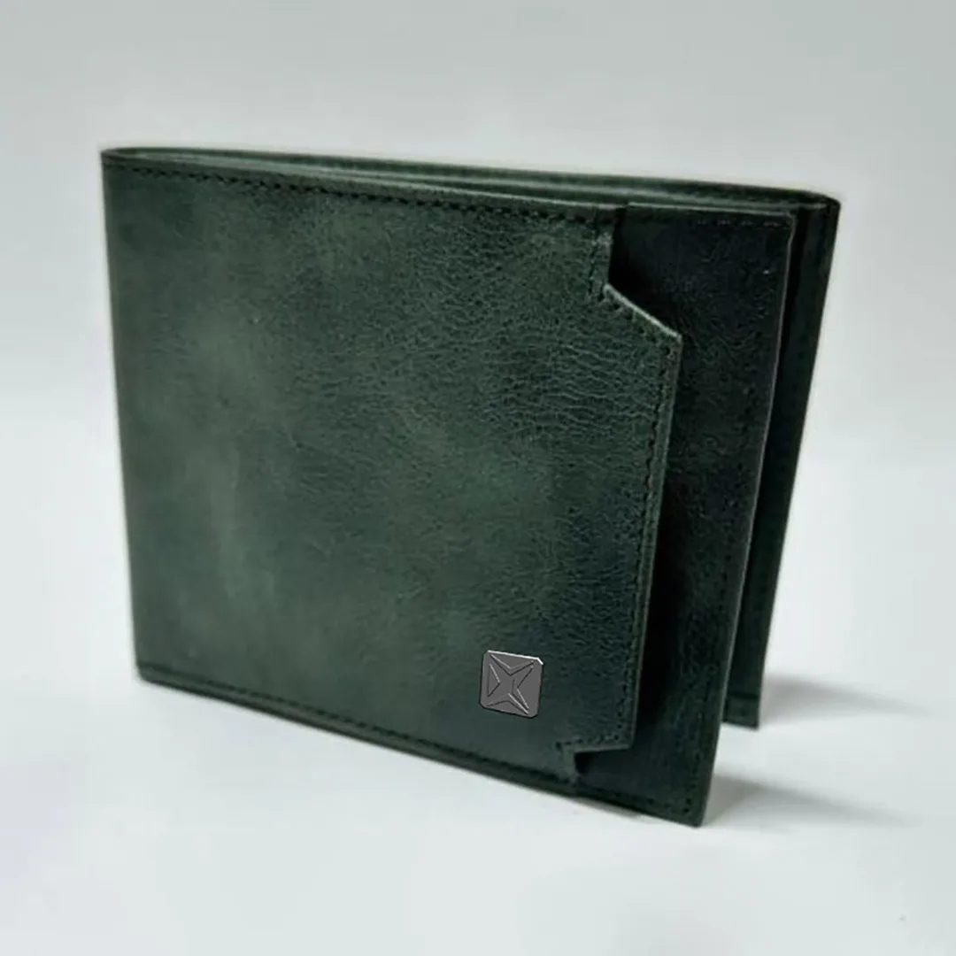 OnlyOneWay to Exit Leather Wallet - green